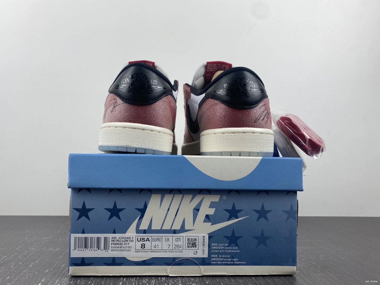 Trophy x 1 'Red Black' Air FN0432-017 OG Jordan Low Room 0225